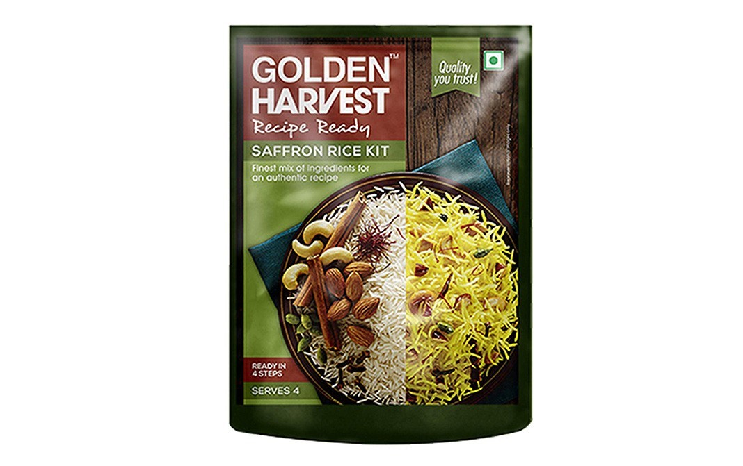 Golden Harvest Recipe Ready, Saffron Rice Kit   Pack  380 grams